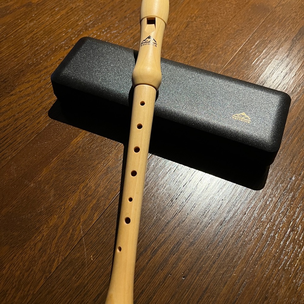 Eastrock Wooden Recorder with Black Case